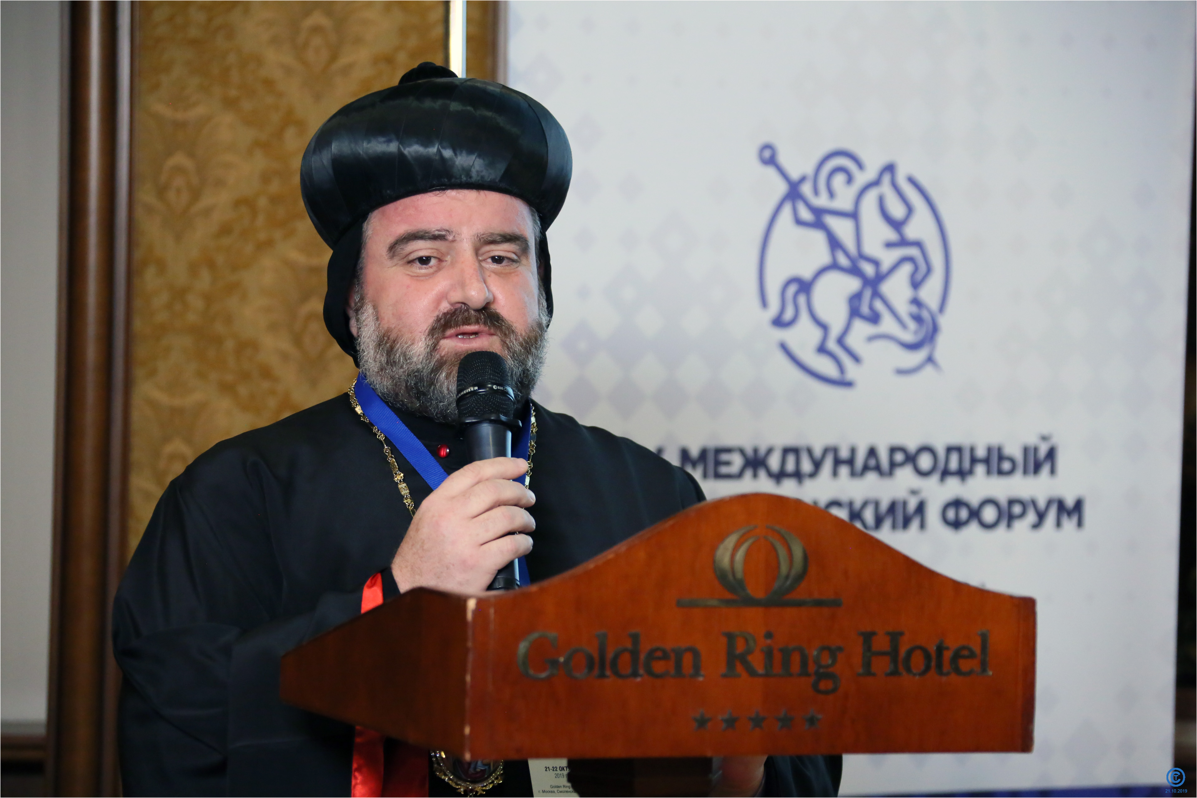 Выступление Представителя Сиро-яковитской православной церкви Сирии Мар Сельван Бедрос Аннема на V Международном Христианском Форуме